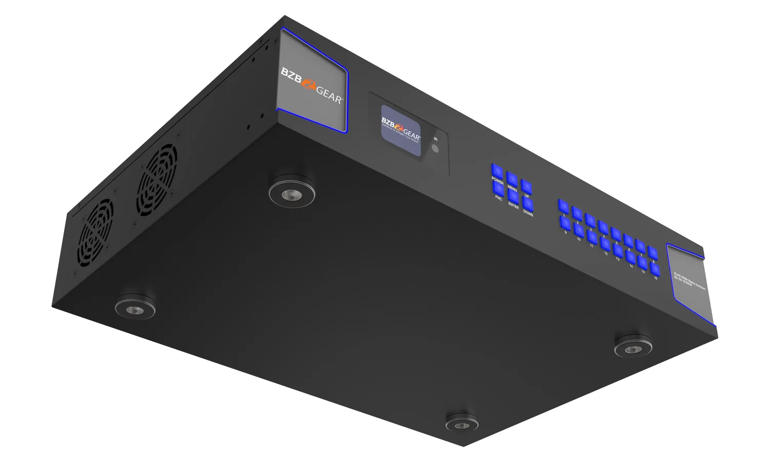 BG-8K-1616MA | 16x16 8K UHD HDMI 2.1 Matrix Switcher with Auto Downscalling/Audio De-embedder (8K60/4K120 4:4:4 and VRR/FVA/ALLM Support) BG-8K-1616MA | 16x16 8K UHD HDMI 2.1 Matrix Switcher with Auto Downscalling/Audio De-embedder (8K60/4K120 4:4:4 and VRR/FVA/ALLM Support)