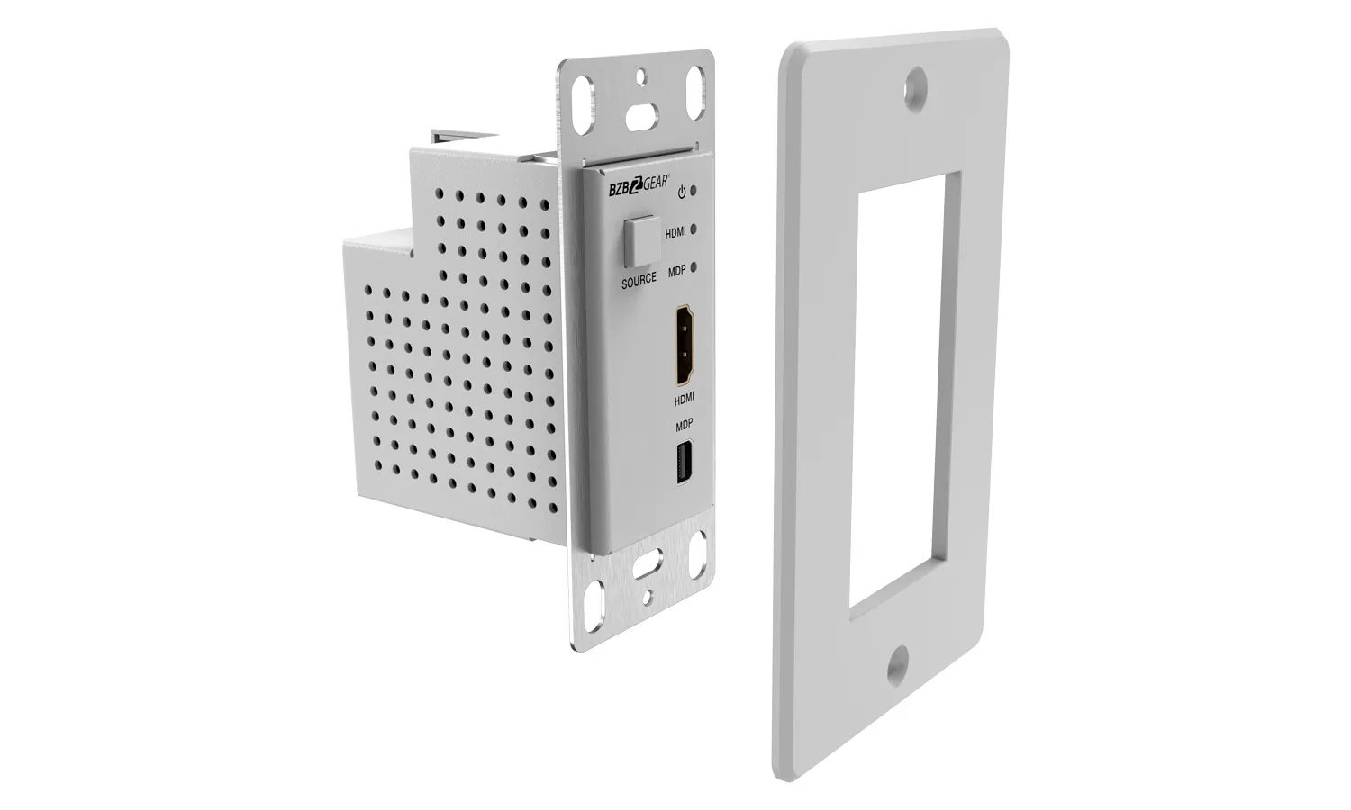 BG-EXHD-50UWP-W | 4K UHD 18Gbps HDMI/MDP Wall Plate Transmitter/Receiver Kit up to 164ft BG-EXHD-50UWP-W | 4K UHD 18Gbps HDMI/MDP Wall Plate Transmitter/Receiver Kit up to 164ft