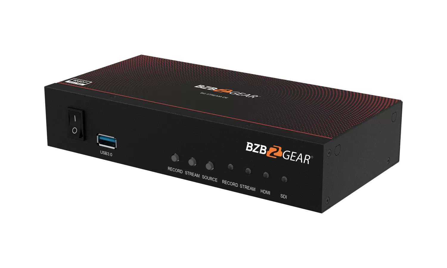 BG-STREAM-DE | 1 Channel SDI/HDMI Encoder/Decoder/Recorder with Audio/USB 3.0 for Storage (Dante AV-H Ready) BG-STREAM-DE | 1 Channel SDI/HDMI Encoder/Decoder/Recorder with Audio/USB 3.0 for Storage (Dante AV-H Ready)