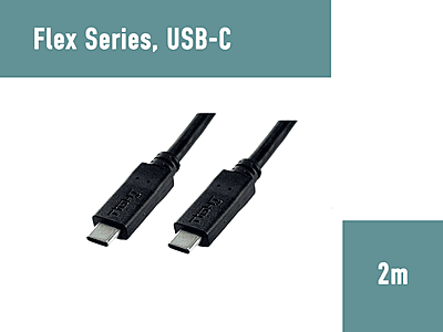 USB-C kabel 2 meter, 20Gbps, 240W , 4K60