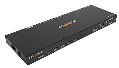 1x4 4K UHD HDMI Splitter with Down-Scaler w/Digital and Analog Audio Output | BG-DA-1X4AS