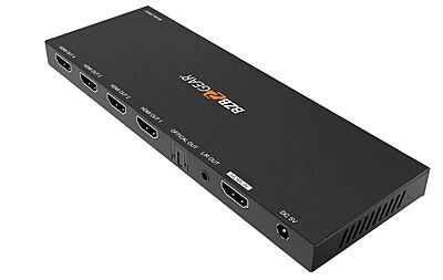 1x4 4K UHD HDMI Splitter with Down-Scaler w/Digital and Analog Audio Output | BG-DA-1X4AS