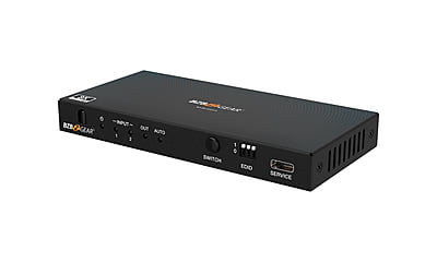 2x1 8K UHD HDMI 2.1 Switcher with Audio De-embedder (8K60, 4K120Hz 4:4:4 10bit VRR, FVA, ALLM support)