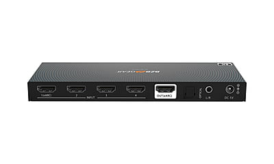 4x1 8K UHD HDMI 2.1 Switcher with Audio De-embedder (8K60, 4K120Hz 4:4:4 10bit VRR, FVA, ALLM support)