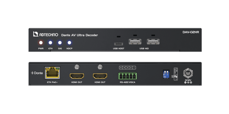 Dante AV Ultra Decoder DAV-02HR