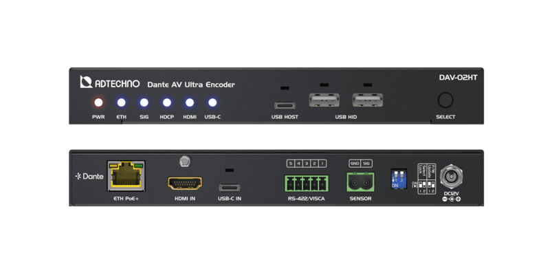 Dante AV Ultra Encoder DAV-02HT